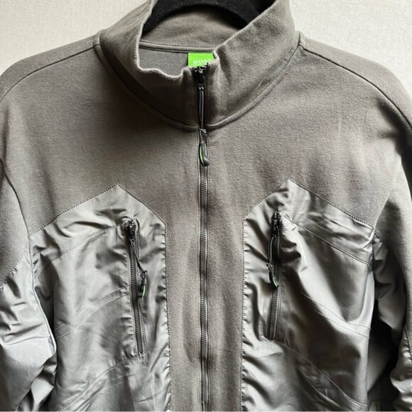 Hugo Boss full zip mock neck sport jacket Sz XL - Picture 4 of 9